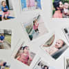 Family photos are printed as 4 inch Square Prints on extra thick matte photo paper.